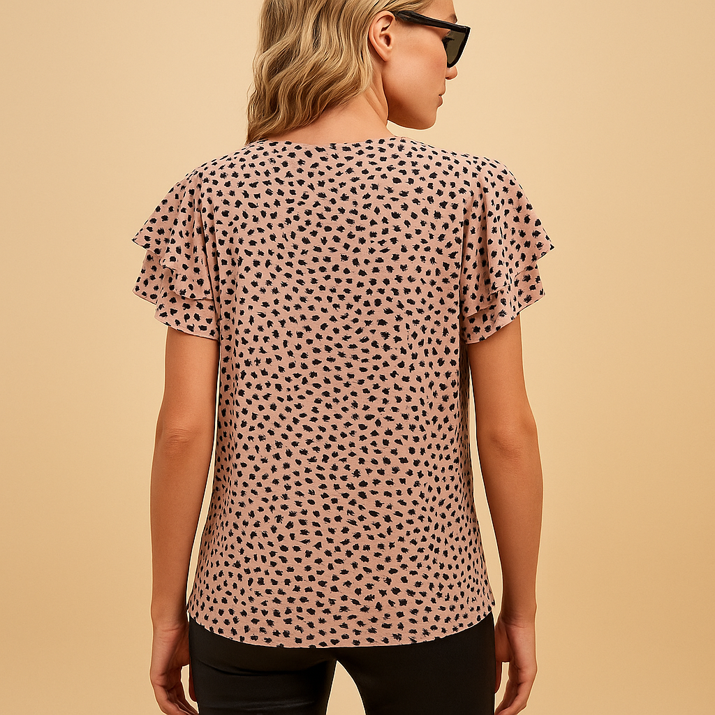 Bold print flowy top for women | Lila 1