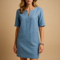 Casual chic dress with flattering fit for women | Maren 0