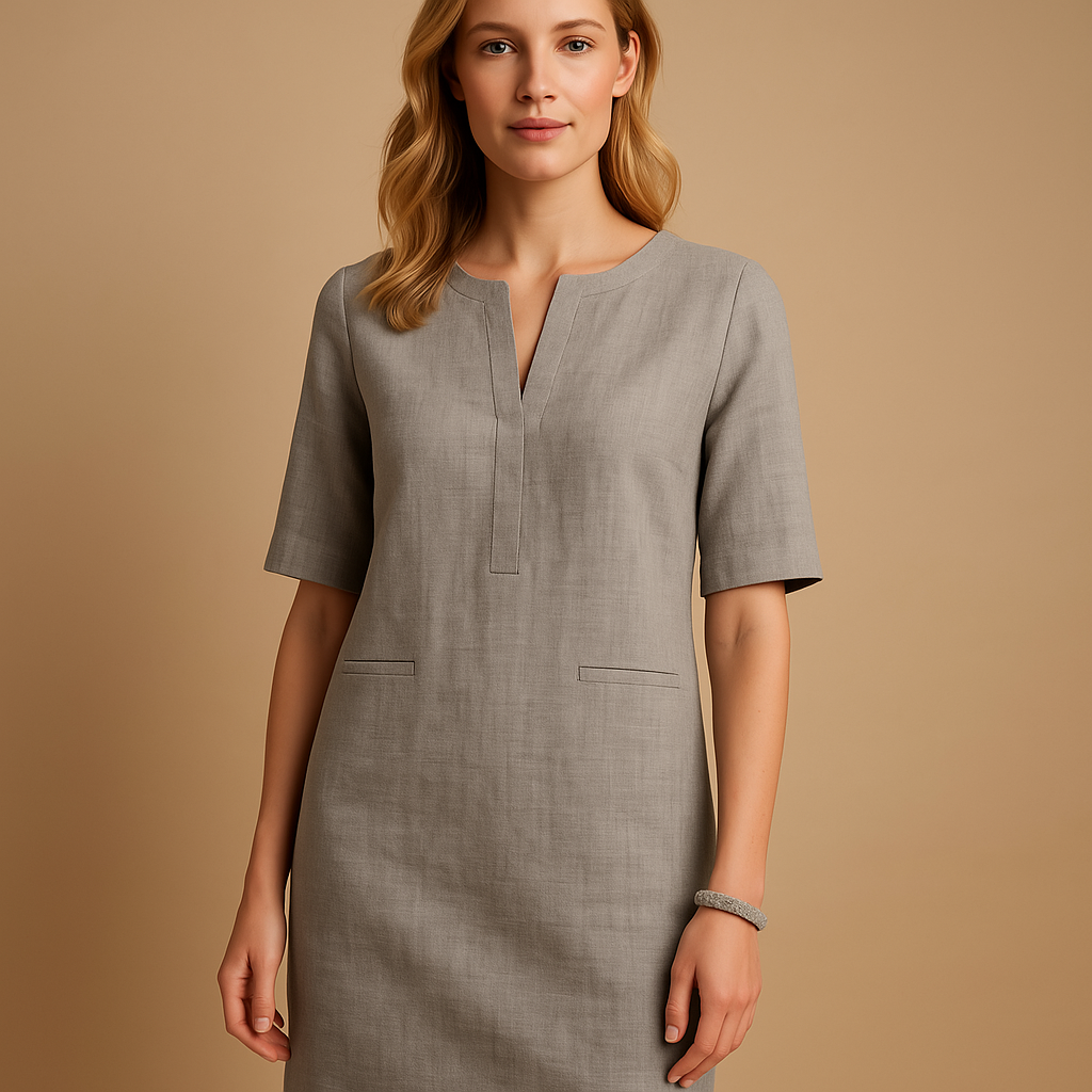 Casual chic dress with flattering fit for women | Maren 1