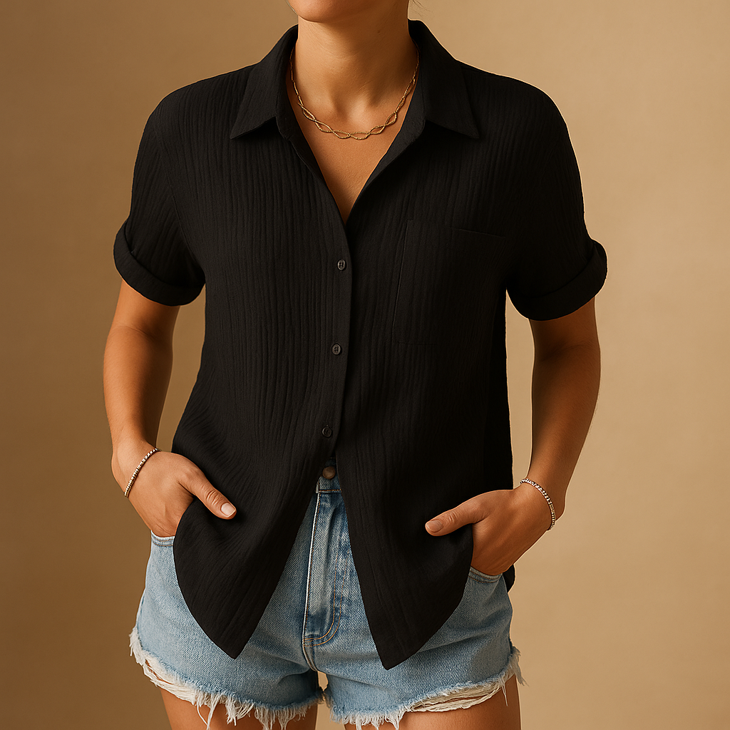 Casual short sleeve polo for women | Maya 2