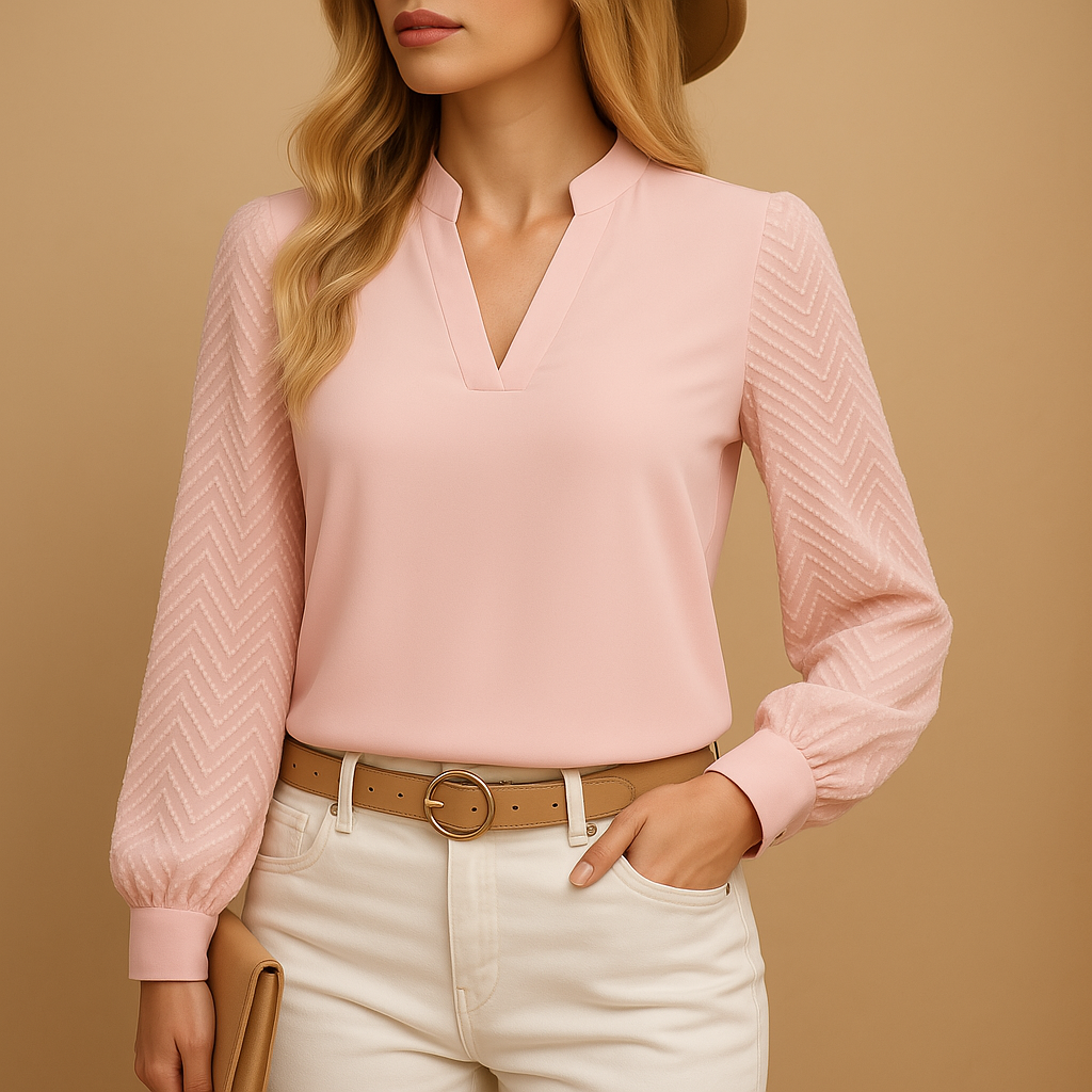 Elegant V-neck top for women | Grace 0