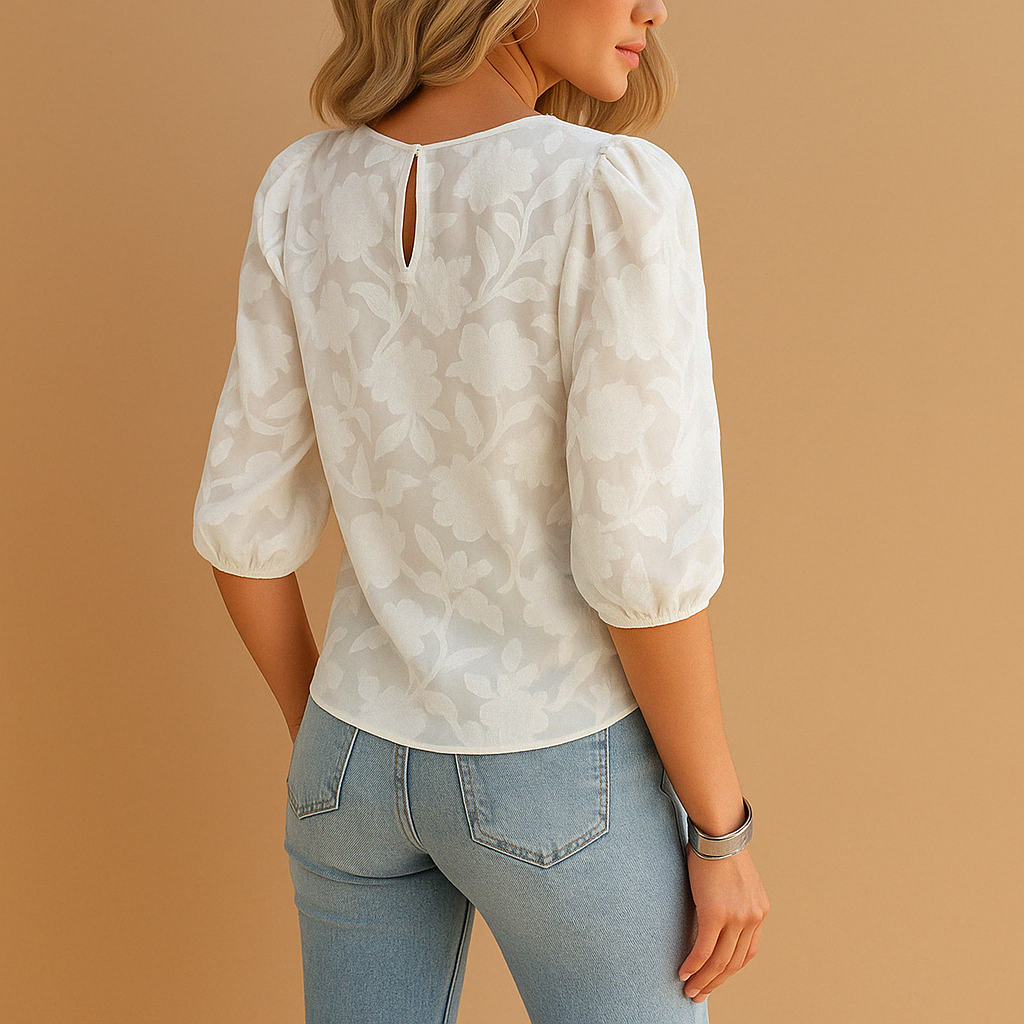 Elegant floral print top for women | Sophie 1