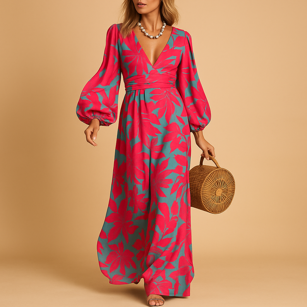 Elegant knee-length dress for women | Talia 1