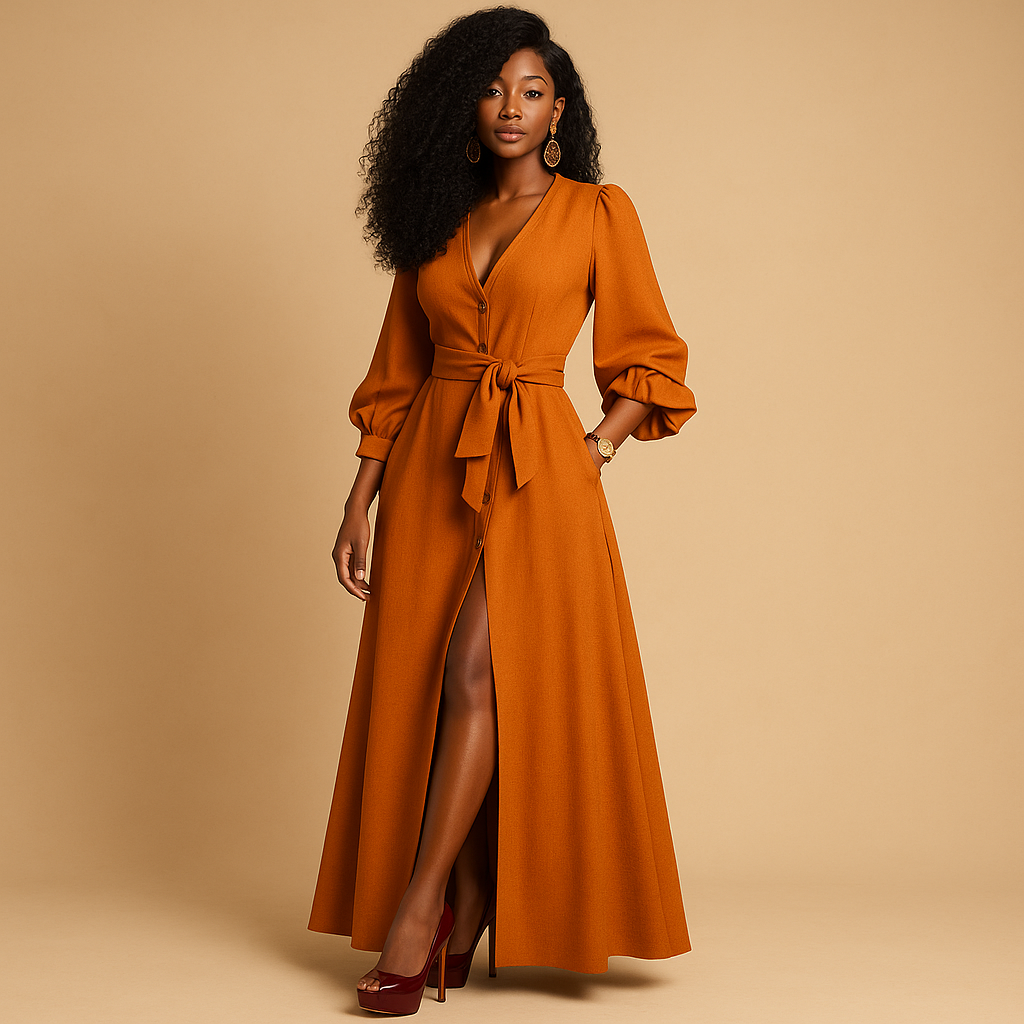 Elegant summer maxi dress for women | Elinor 1