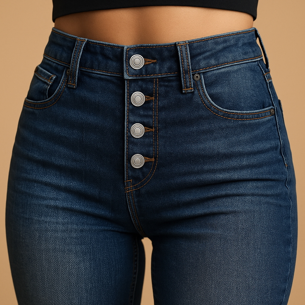 High-waisted loose fit jeans for women | Clara 4