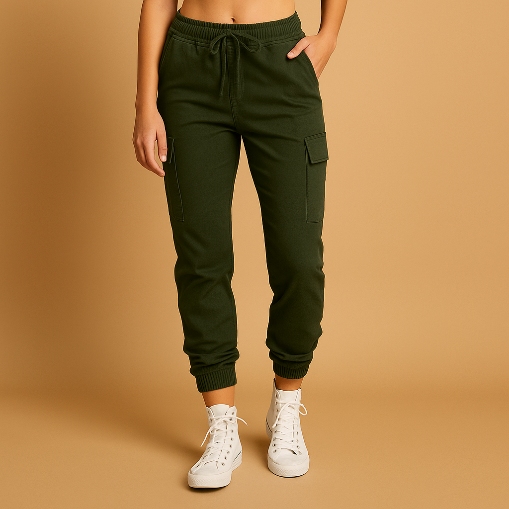 High waist cargo pants for women | Felicity 1