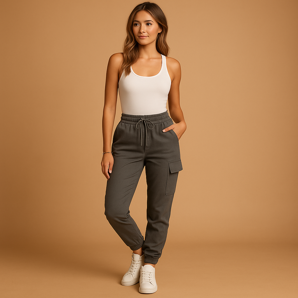 High waist cargo pants for women | Felicity 3