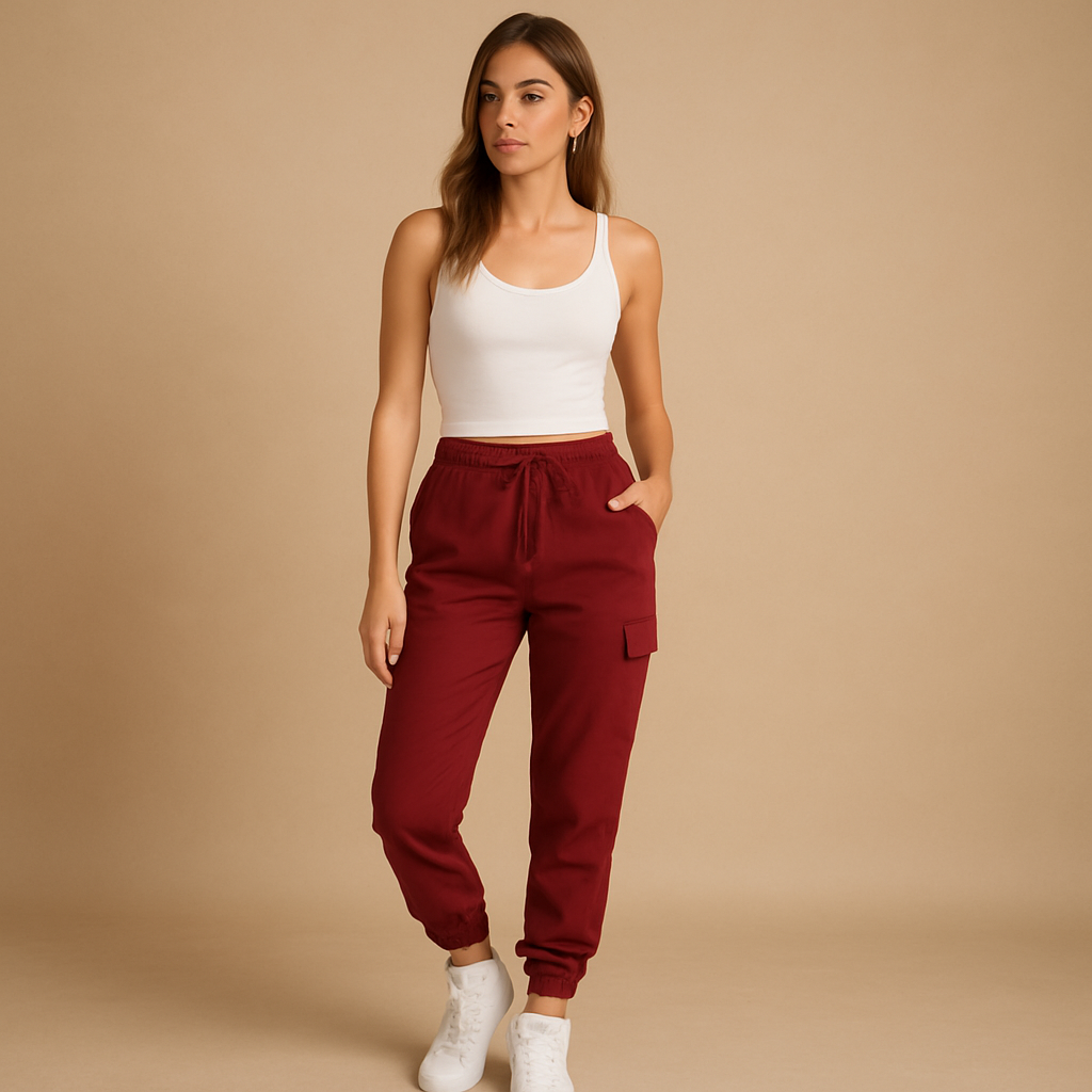 High waist cargo pants for women | Felicity 7
