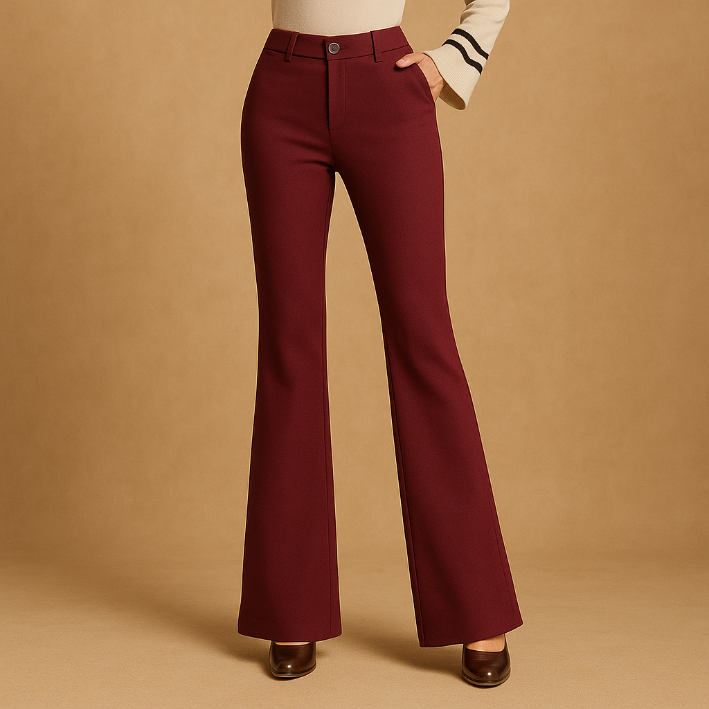 High waist flared pants for women | Naomi 3