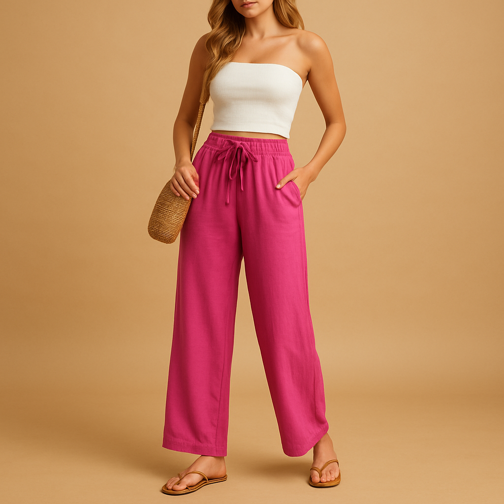 High waist lounge pants for women | Daisy 3