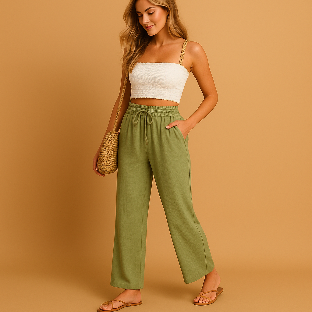 High waist lounge pants for women | Daisy 4