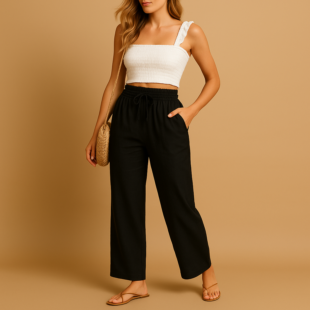 High waist lounge pants for women | Daisy 7