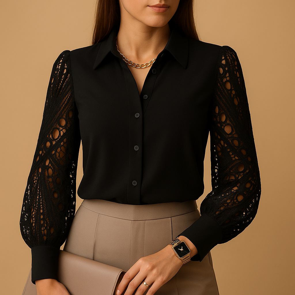 Lace sleeve blouse for women | Felicity 2
