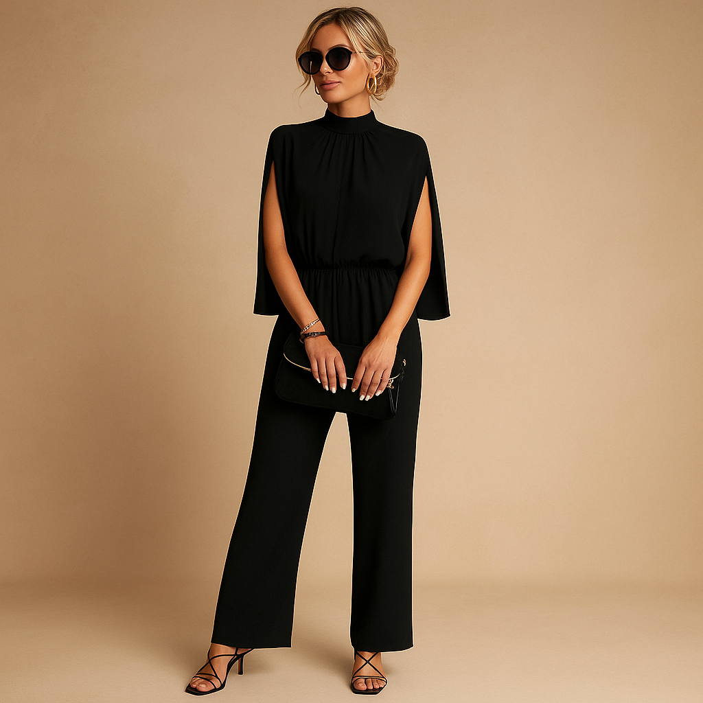 Light summer jumpsuit with adjustable straps for women | Hazel 3