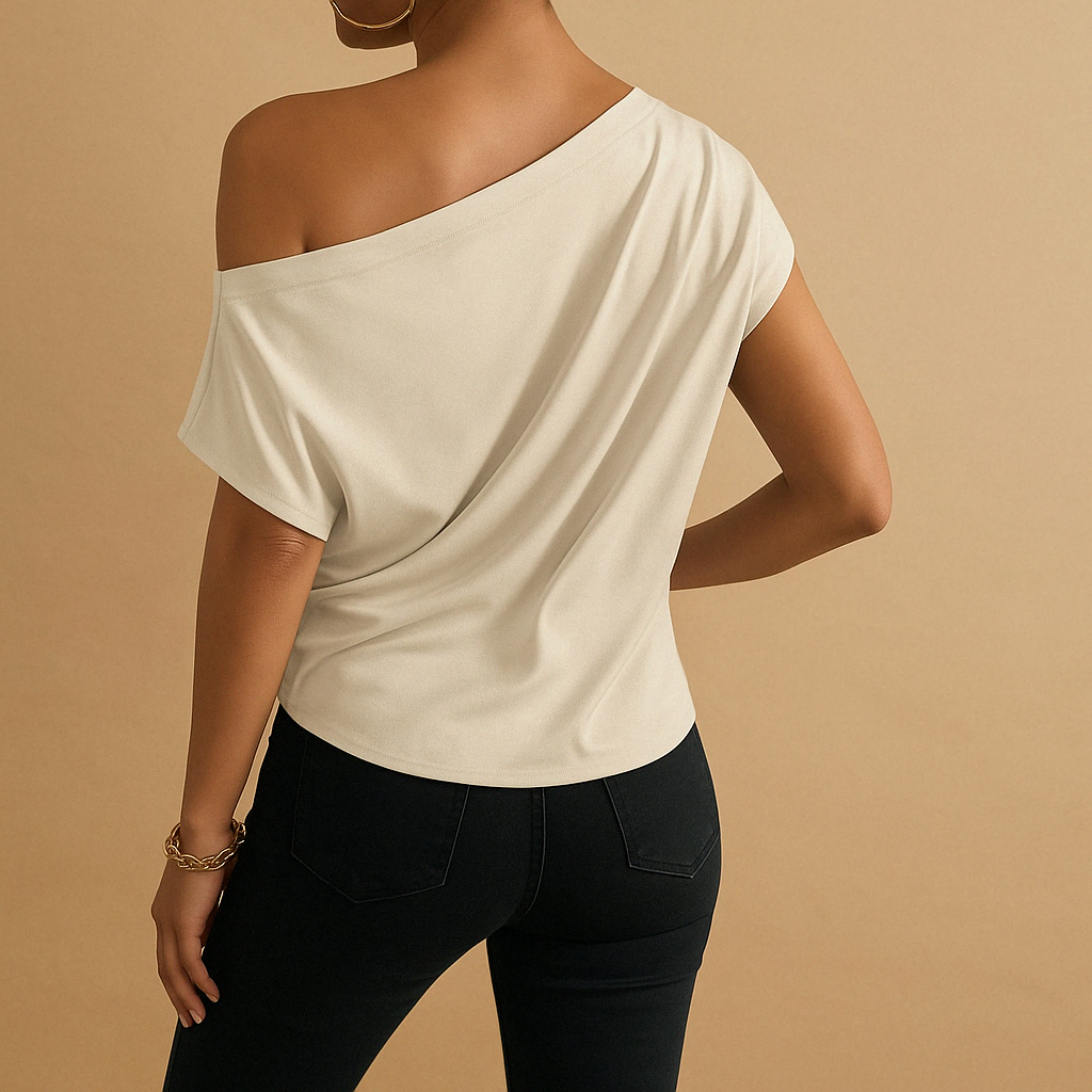 Off-shoulder batwing top for women | Stella 2