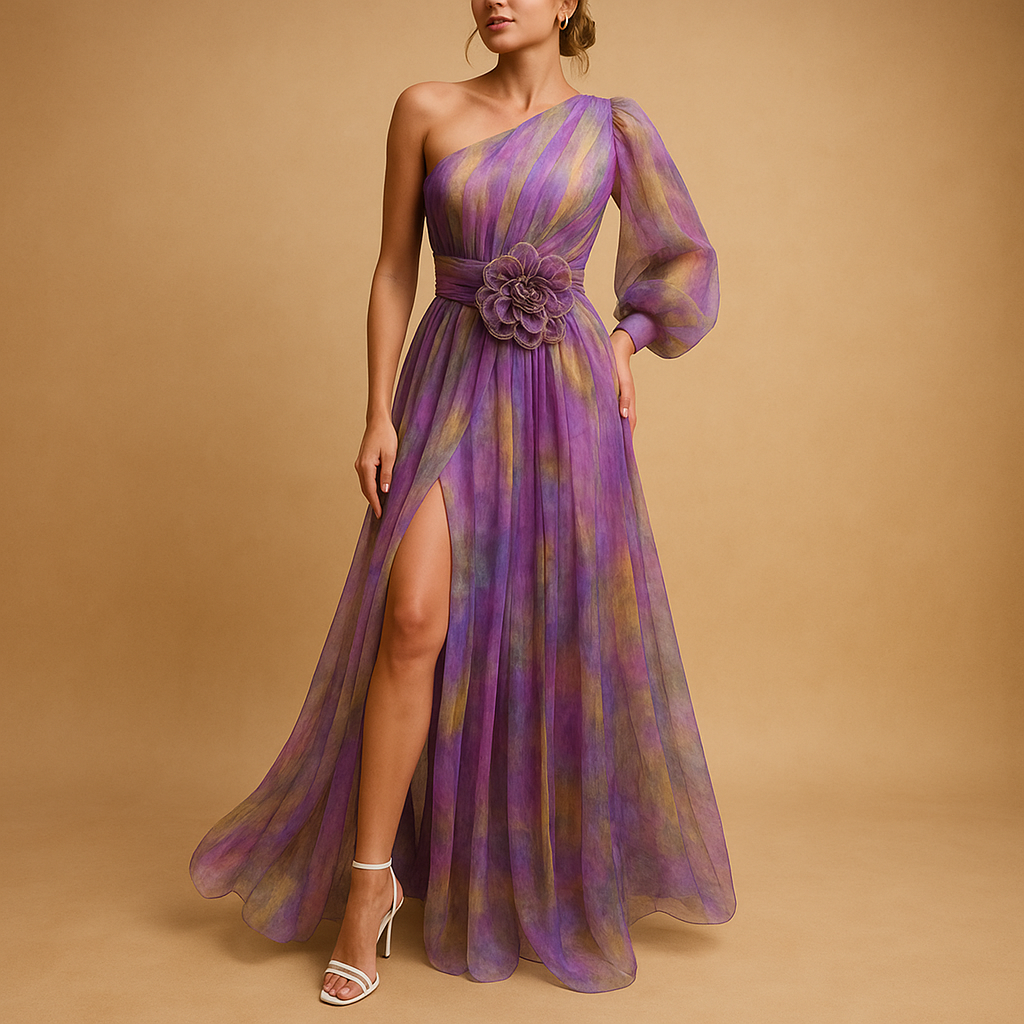 One-shoulder beach dress for women | Ava 2