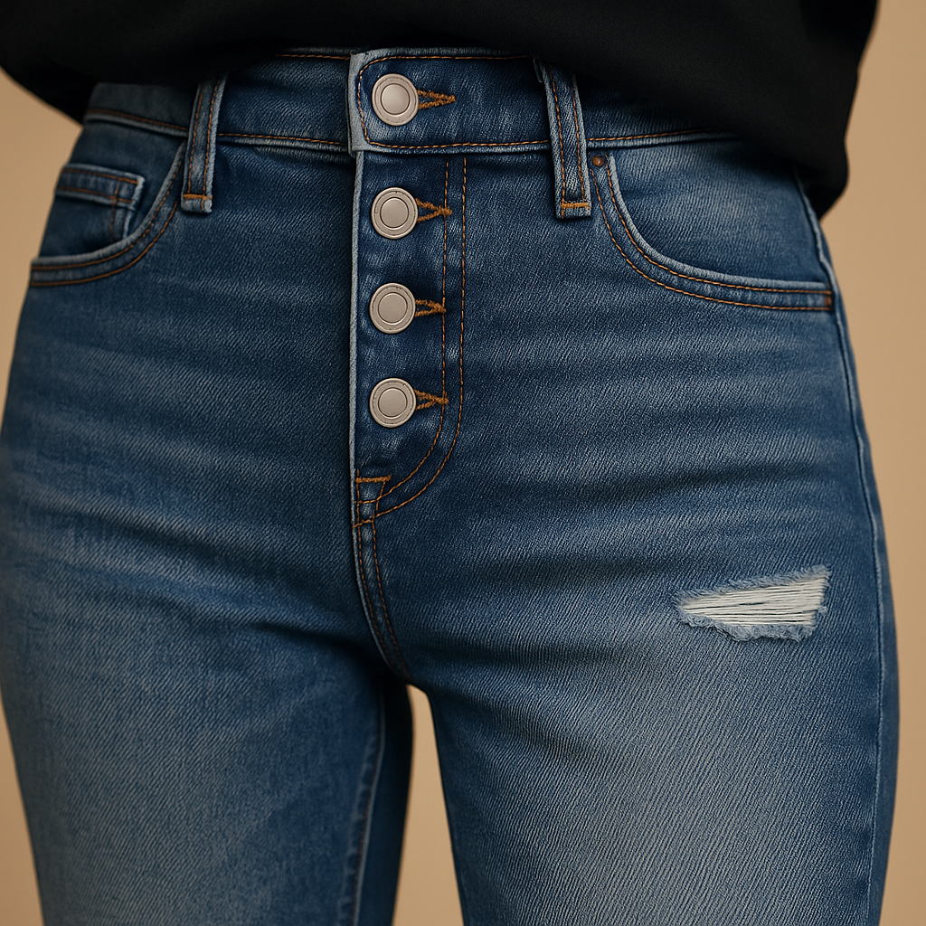 Ripped slim fit jeans for women | Ivy 3