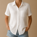 Short-sleeve classic blouse for women | Grace 0