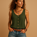 Sleeveless V-neck summer top for women | Naomi 0