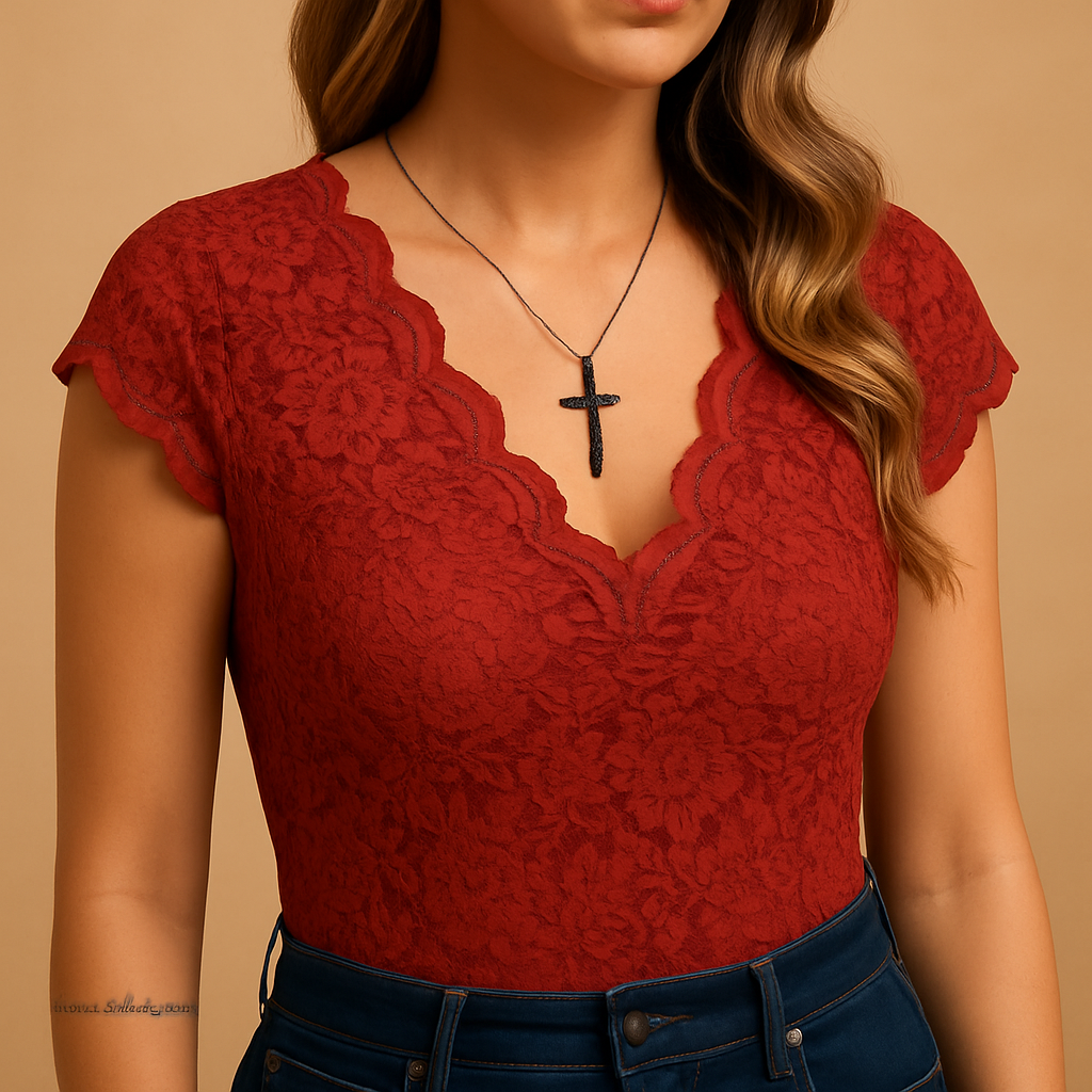 Sleeveless lace top for women | Aurora 1