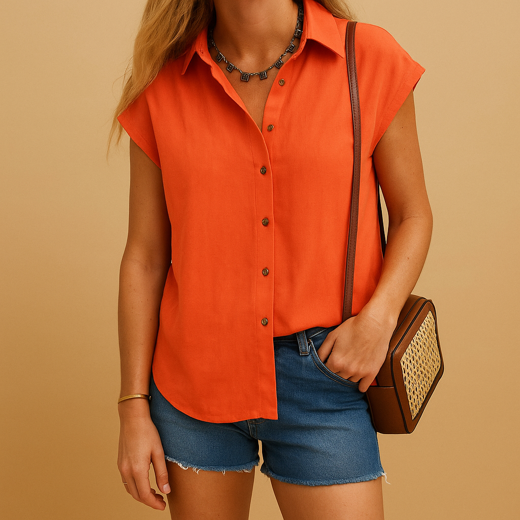 Sleeveless summer shirt for women | Isla 2