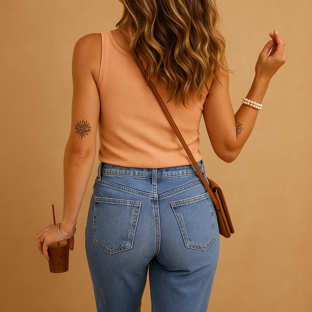 Slim fit cotton tank top for women | Lily 3