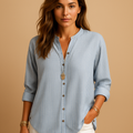 Striped V-neck shirt for women | Felicity 0