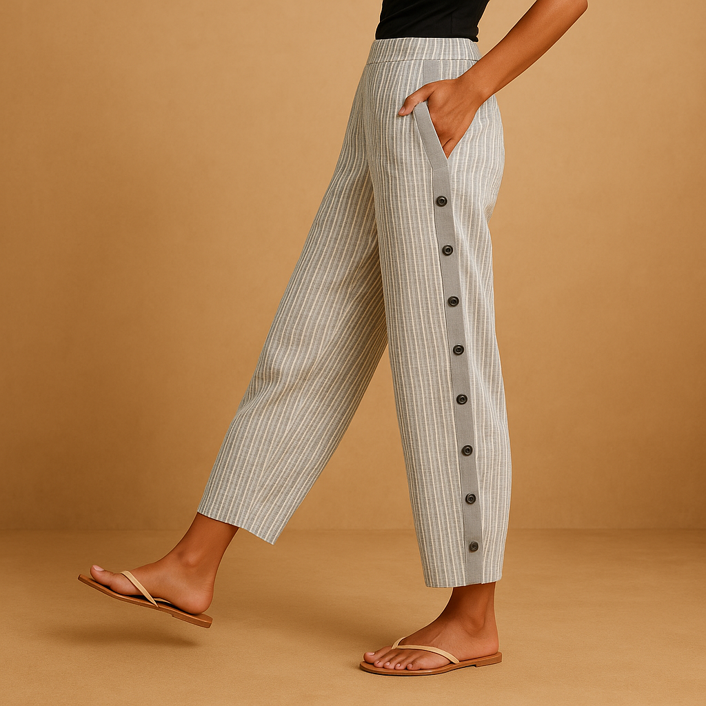 Striped elegant pants for women | Liana 0