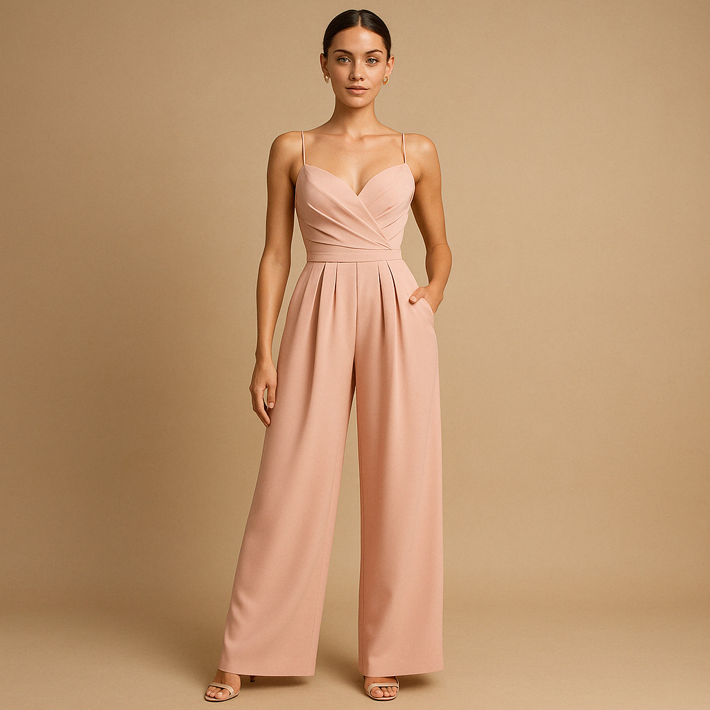 Summer jumpsuit with adjustable straps for women | Milou 2