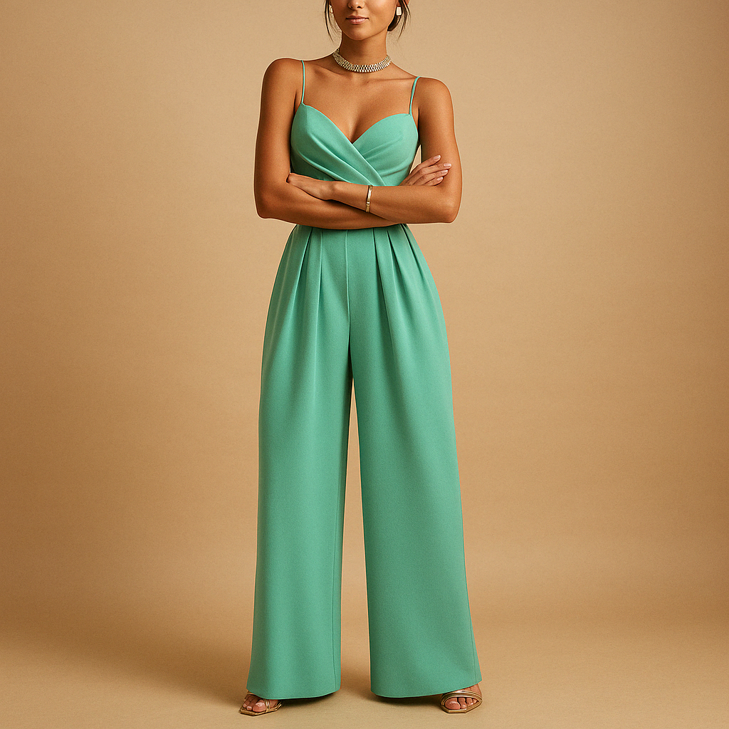 Summer jumpsuit with adjustable straps for women | Milou 3