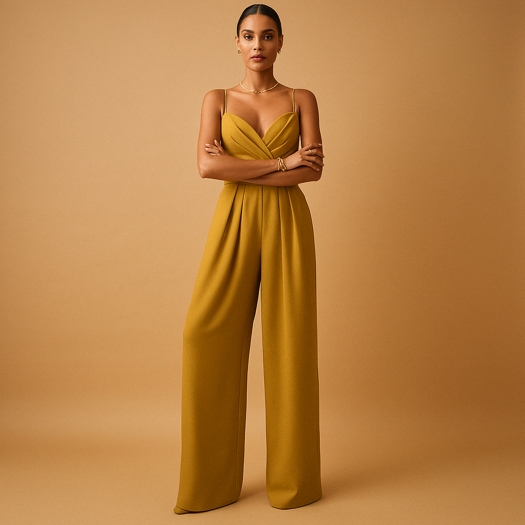 Summer jumpsuit with adjustable straps for women | Milou 6