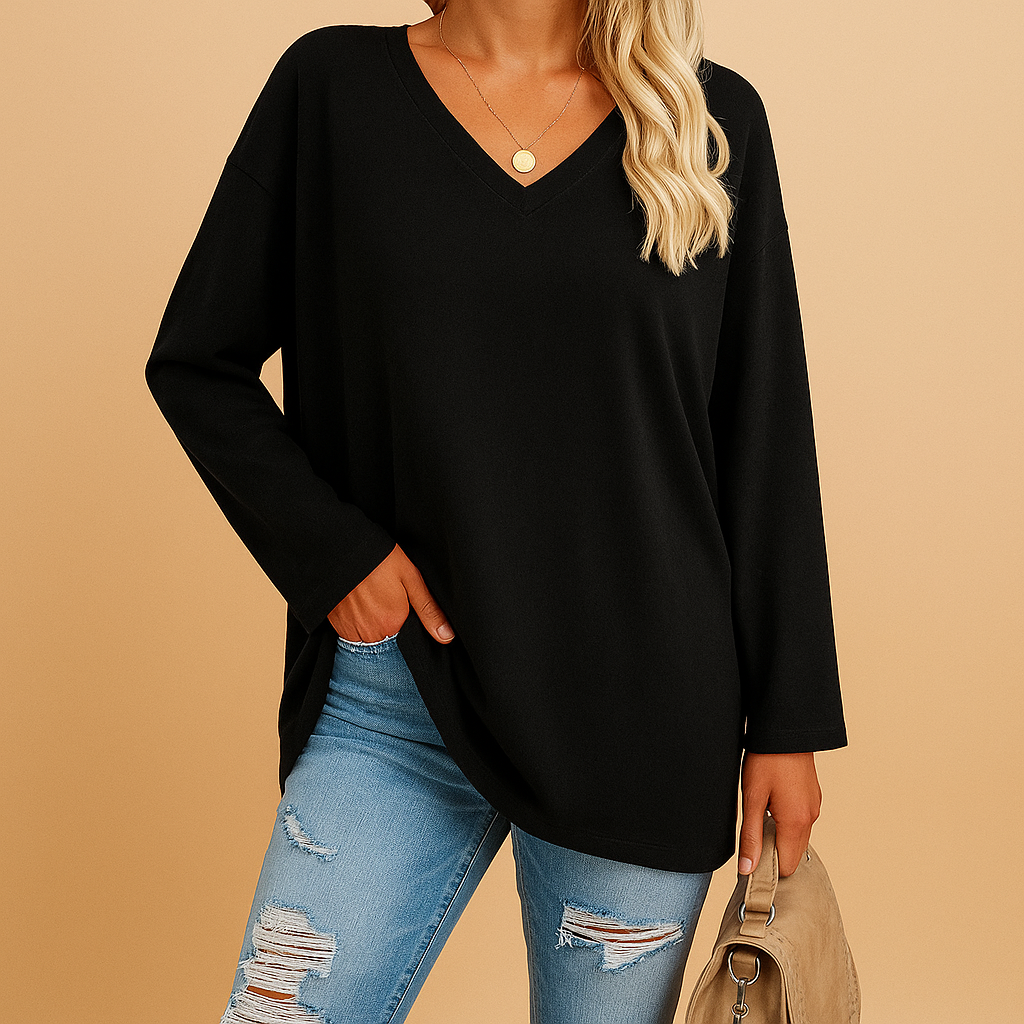 Summer round neck top for women | Ruby 0