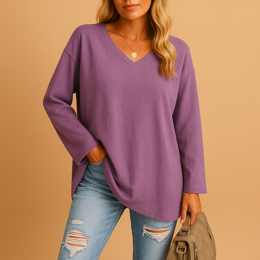 Summer round neck top for women | Ruby 3