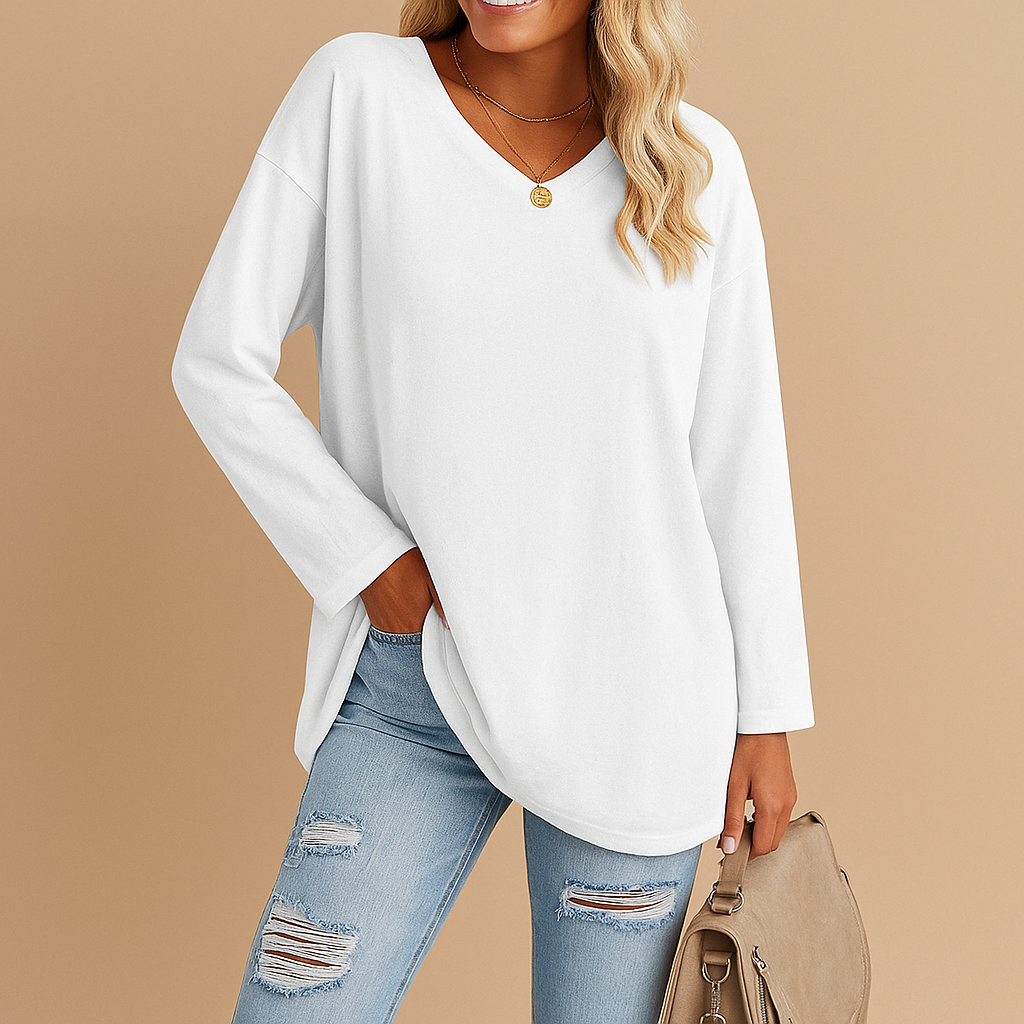 Summer round neck top for women | Ruby 6